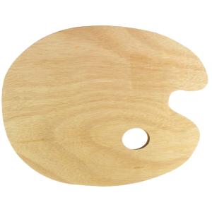 Farbmisch-Palette, Holz, oval, 300 x 240 mm kangaro K-830101 (8712127102667)