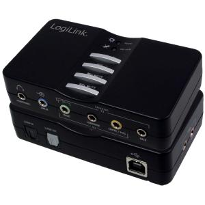 7.1 USB Sound Box, 8-Kanal, schwarz LogiLink UA0099 (4260113571781)