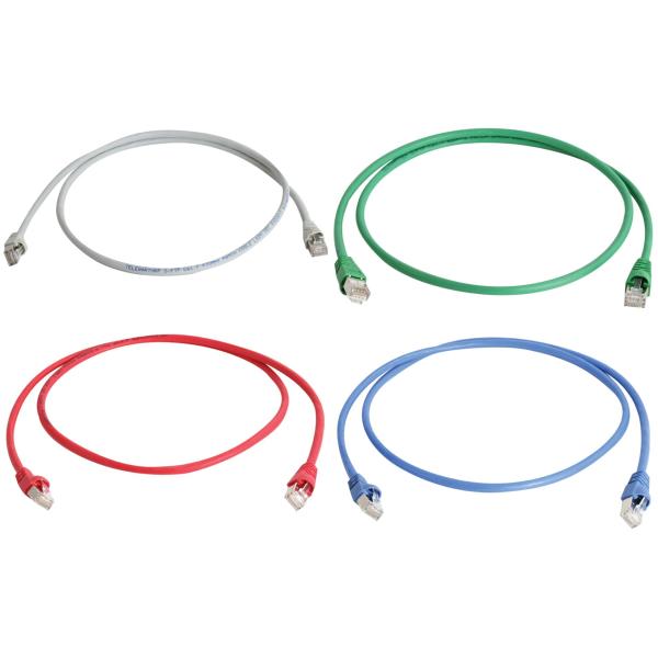 Telegärtner Patchkabel, Kat.6A (tief), S/ FTP, 20, 0 m, grün 100009119 (4018359292218)