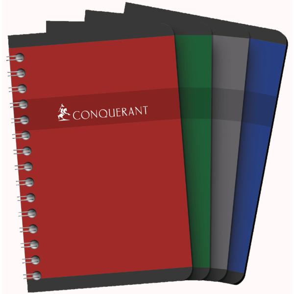 CONQUERANT SEPT Spiralbuch, 90 x 140 mm, kariert, 50 Blatt 100104900 (3020120000749)
