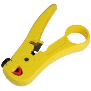 LogiLink Abisolierzange mit Kabelschneider, aus ABS, gelb WZ0032 (4052792044331)
