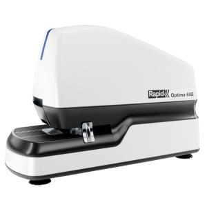 Elektrisches Heftgerät Optima 60E, weiß/ grau/ blau Rapid 2102355 (5028252048170)