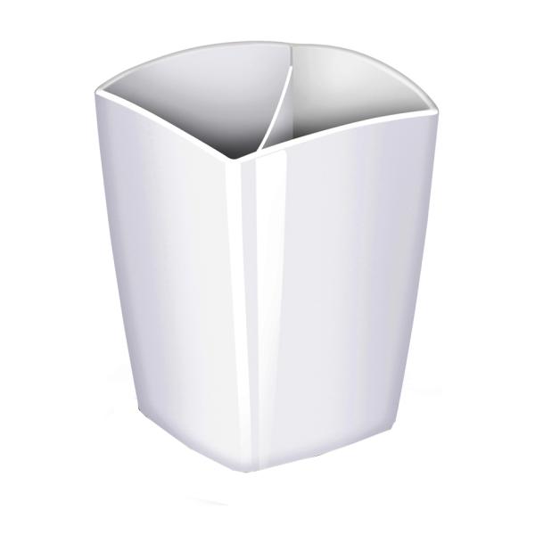 CEP Stifteköcher GLOSS, 2 Fächer, weiss cep 1005300021 (3462155300027)