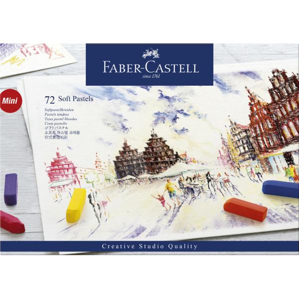 FABER-CASTELL Softpastellkreiden STUDIO QUALITY, 72er Etui Faber-Castell 128272 (4005401282723)