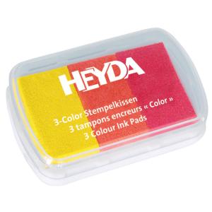 Stempelkissen 3-Color, rosa/ hellblau/ flieder HEYDA 20-48 884 68 (4005329079320)