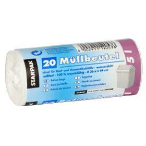 Mülleimerbeutel LDPE, 30 Liter, grau STARPAK 12397 (4002911203972)