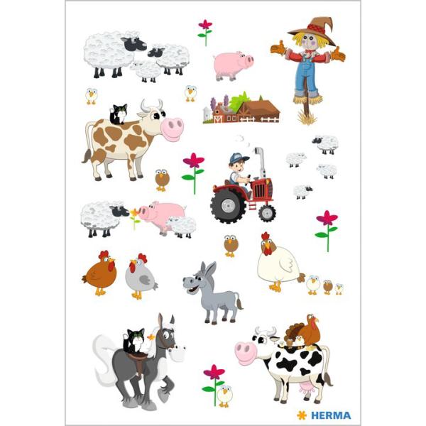 Sticker DECOR Bauernhoftiere HERMA 5419 (4008705054195)