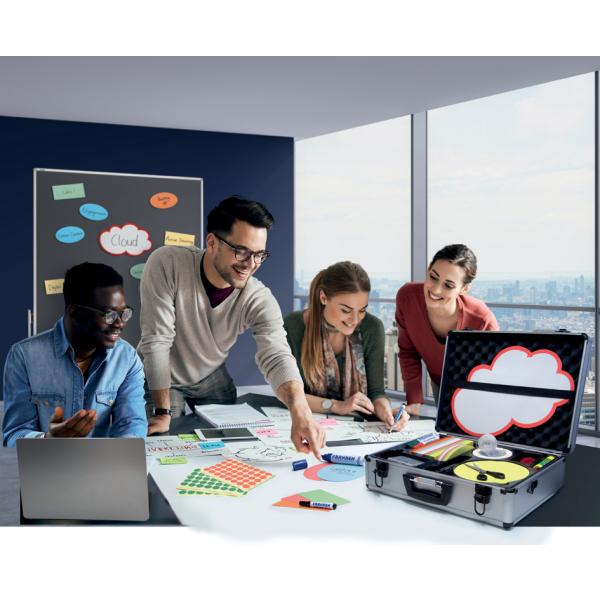 Moderationskoffer KOMPAKT, 2.100 Teile, Aluminium FRANKEN UMMK (4016946181129)