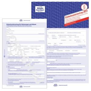 Vordruck 'Einheitsmietvertrag' 4-seitig, A4, AVERY Zweckform 2849 (4004182028490)