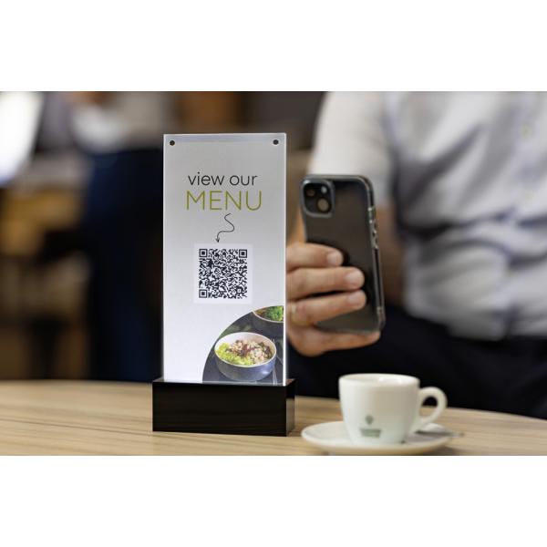 LED-Tischaufsteller luminous beleuchtbar für A4 SIGEL TA420 (4004360827648)