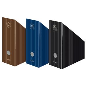 Wellpappe-Stehsammler Montana, für DIN A4, blau herlitz 300002056 (4008110084336)