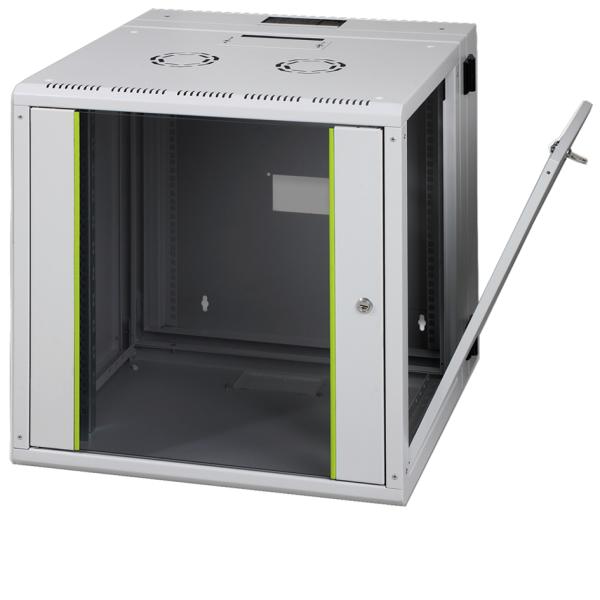 19' Wandverteiler Soho-Line mit Schwenkrahmen, 16 HE DIGITUS DN-19 16-U-3 (4016032186755)