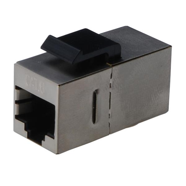 Modular Adapter Kat.6e, geschirmt, 2 x RJ45 Kupplung DIGITUS DN-93613-1 (4016032266846)