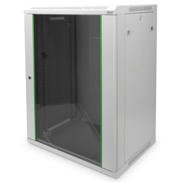 19' Wandverteiler Dynamic Basic, 16 HE, 600 x 450 mm DIGITUS DN-19 16-U-EC (4016032221722)