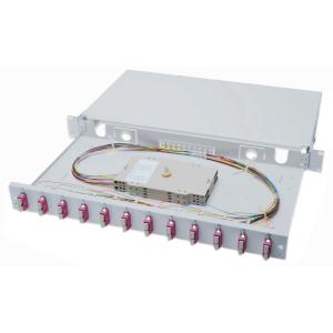 19' Glasfaser LWL Spleißbox, OM4, bestückt, 12 x SC DIGITUS DN-96321-4 (4016032325796)