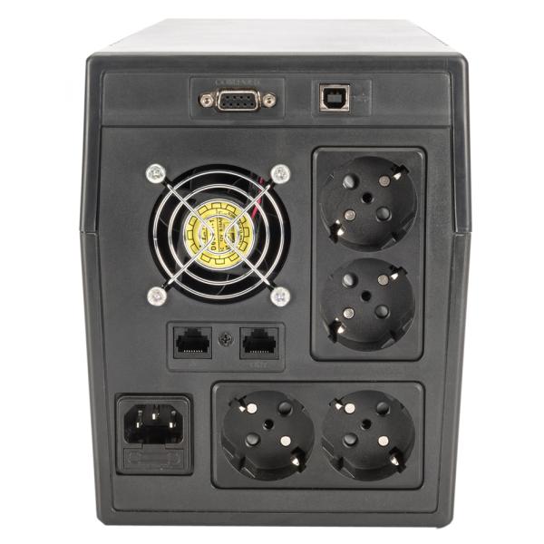 USV-Anlage Line Interactive, 2.000 VA, 1.200 Watt DIGITUS DN-170076 (4016032441380)