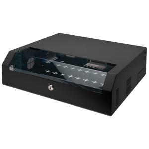 19' Wandverteiler SoHo Slim, 5 HE, schwarz DIGITUS DN-19 04U-PB-B (4016032345282)