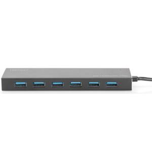 USB 3.0 Hub Super Speed 7-Port, mit Netzteil DIGITUS DA-70241-1 (4016032447474)