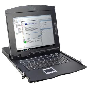 19' Modulare Konsole mit KVM-Switch, 1-Port DIGITUS DS-72210-1GE (4016032449287)