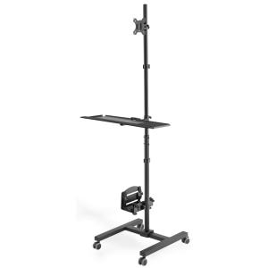 Mobiler Arbeitsplatz Workstation, schwarz DIGITUS DA-90374 (4016032457435)