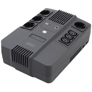 All-in-One USV, 600VA/ 360W, LED DIGITUS DN-170110 (4016032456575)