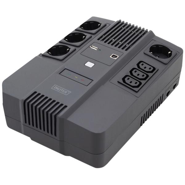 All-in-One USV, 600VA/ 360W, LED DIGITUS DN-170110 (4016032456575)
