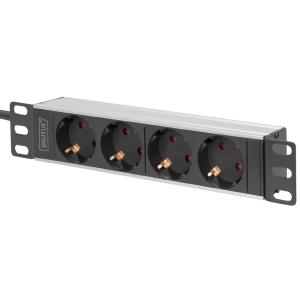 10' Steckdosenleiste mit Aluminiumprofil, 4-fach DIGITUS DN-95418 (4016032474777)