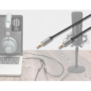 Audio Anschlusskabel, 3, 5 mm Klinke, 3 m, schwarz DIGITUS DB-510110-030-S (4016032481133)