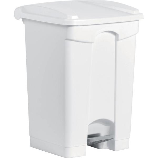 Tret-Abfalleimer 'the step', 45 Liter, weiß/ weiß helit H2402105 (4012086012996)