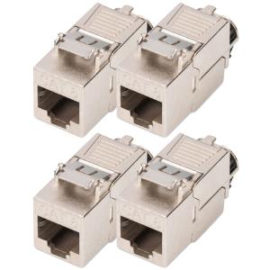 Keystone Modul, Kat. 8.1, geschirmt, 4er Set DIGITUS DN-93816-4 (4016032495192)
