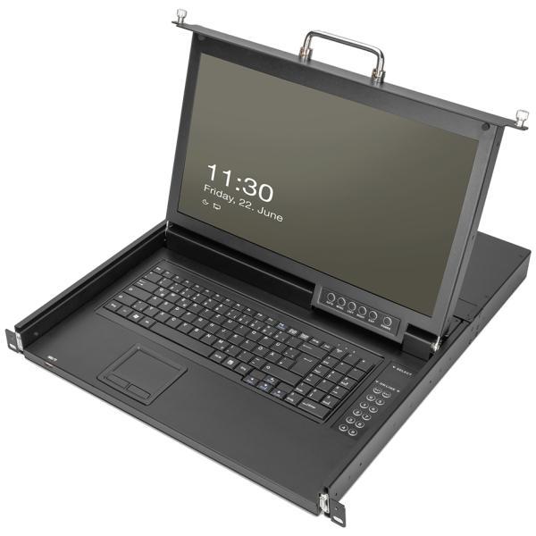 Modulare HD LCD KVM Konsole mit 43, 18 cm (17') TFT DIGITUS DS-72220-3GE (4016032484851)