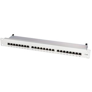 LogiLink 19' Patch Panel Kat. 6, geschirmt, 24 Port, 1 HE NP0048 (4052792027280)
