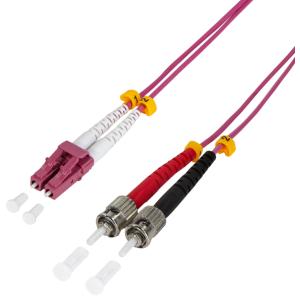 LogiLink LWL Patchkabel, LC-Duplex - 2 x ST, OM4, 2, 0 m FP4LT02 (4052792017571)