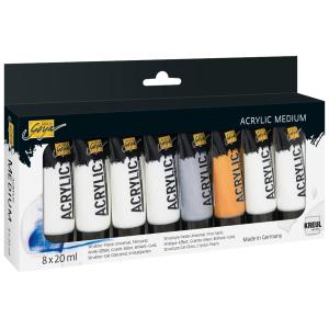 SOLO Goya Acrylic Medium, 20 ml, 8er Set KREUL 85931 (4000798128029)
