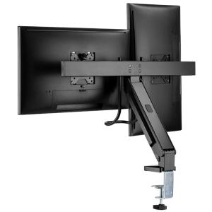 Doppel-Monitorarm, mit Handgriff, schwarz LogiLink BP0102 (4052792060065)