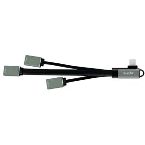 USB-C Hub mit gewinkeltem Stecker, 4 Port LogiLink UA0361 (4052792057829)