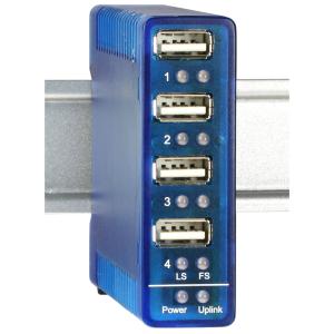USB 2.0 Hub für industrielle Anwendungen, 4 Port W&T 33601 (4010344336013)