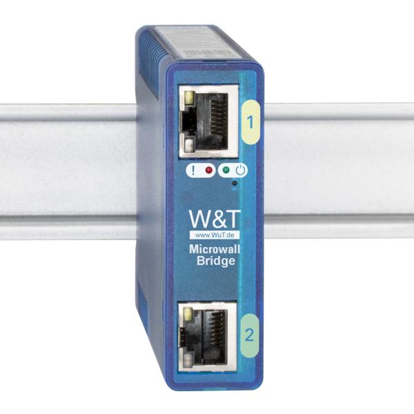 Microwall Bridge, IP20, Kunststoff-Gehäuse, blau W&T 55411 (4010344554110)
