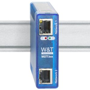 MQTT.box, Kunststoff-Gehäuse, blau W&T 55990 (4010344559900)