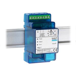 Web-IO, 4.0 Digital, 1 x 230V In, 1 x Relais Out W&T 57732 (4010344577324)