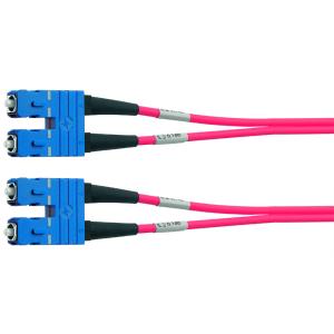 Telegärtner LWL Patchkabel, SC-Duplex - SC-Duplex, OM3, 1 m 100011779 (4018359290771)