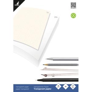 Transparantpapier-Block, DIN A3, 24 Blatt kangaro K-770301 (8712127085977)