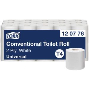 TORK Toilettenpapier, 2-lagig, weiß, Großpackung tork 120776 (7310791048406)