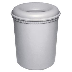 Sicherheitspapierkorb, 15 Liter, PP, steingrau EXACOMPTA 42541D (9002493035881)