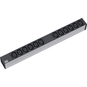 19' Steckdosenleiste, 12-fach, ohne Schalter BACHMANN 333.616 (4016514021550)