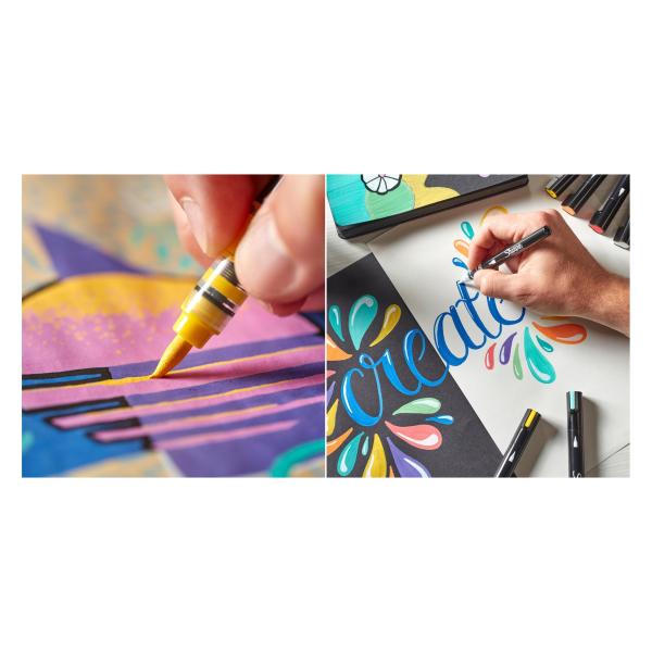 Kreativmarker ACRYLIC, Pinselspitze, rot Sharpie 2218113 (3026982055576)