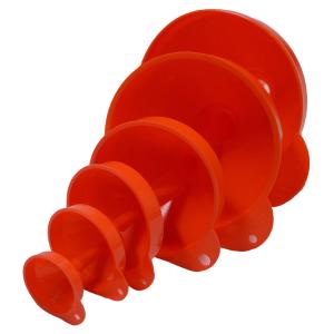 Trichter-Set, 6-teilig, orange IWH 3070 (4028354030708)