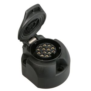 KFZ-Steckdose 13-polig, Kunststoff, schwarz IWH 010209 (4045914102095)