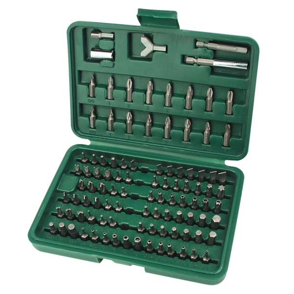 BRÜDER MANNESMANN Bit-Satz-Box, 100-teilig, in einer Box 29800 (4003315703082)