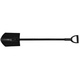 Metall-Spaten, Länge: 1.180 mm, schwarz BRÜDER MANNESMANN M63120 (4003315851806)